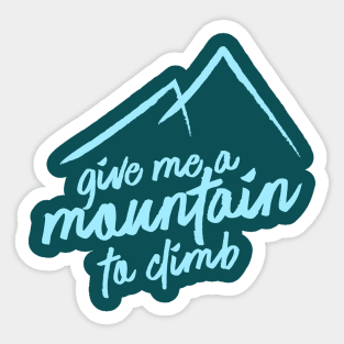 Hiking Adventure Quote Sticker